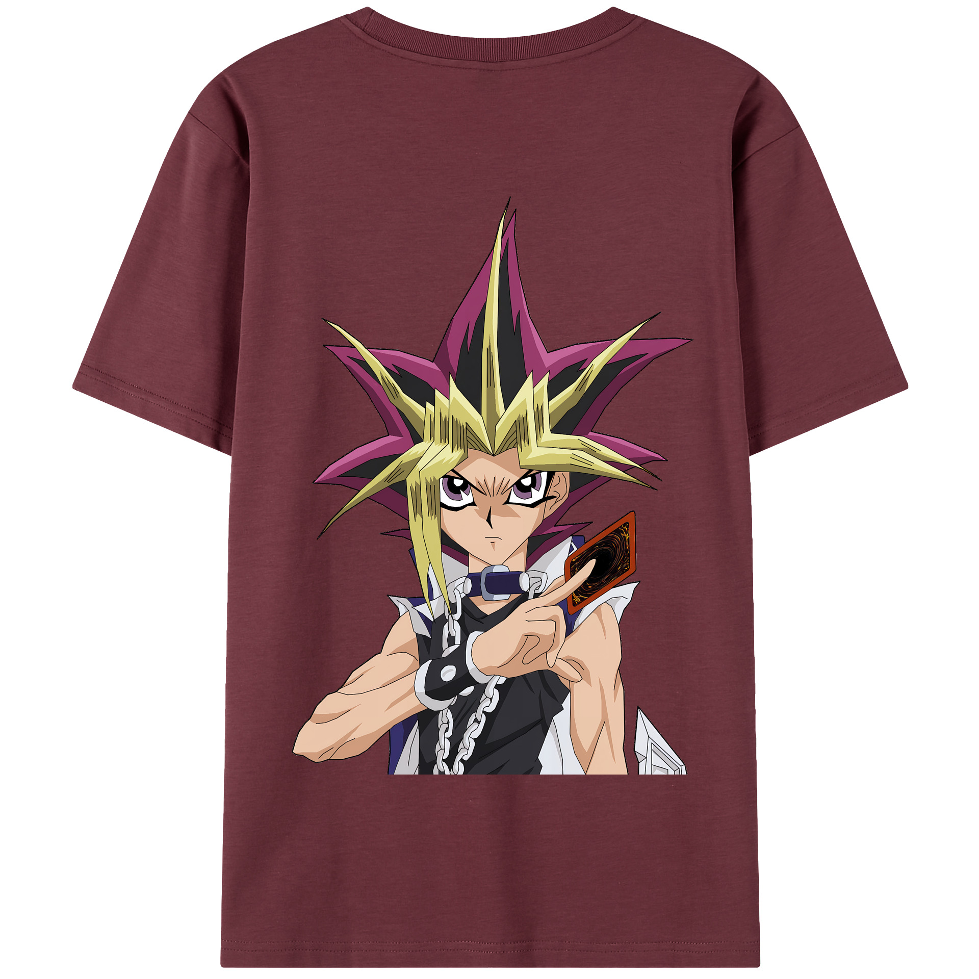 （画像用） 遊☆戯☆王 Yu-Gi-Oh! 綿100％半袖Tシャツ（背面プリント）